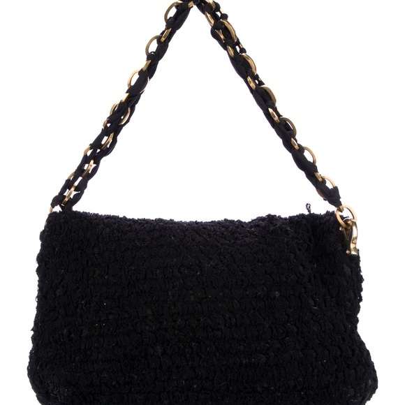 Nina Ricci Ruffled Chain-Link Strap Bag - Picture 5 of 5